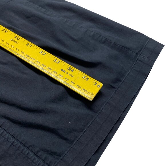 Tahari Arthur S Levine Black Long-Sleeve Button-Up Shirt Dress Pockets Y2K 90s - Picture 10 of 10